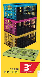 Offre Casier Pliant 32 L Chez Gifi