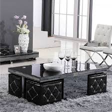 However, to the coffee table with storage stools was an original piece of furniture, it is important that it fits into the overall style of the room, adding to it the beauty and sophistication. Mirror Glass Coffee Table Storage Tea With Stool Four Drawers Teasideend Table Style Table Napkintea Face Aliexpress