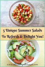 5 Unique Summer Salads To Refresh And Delight You Real Food Recipes Summer Salads Delicious Gluten Free Recipes