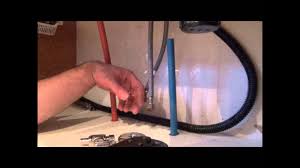 how to install pex pipe waterlines in