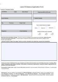 Writing a leave application is a formal way of requesting leave at the workplace for a particular period of time. 46 Sample Leave Of Absence Letters And Forms In Pdf Ms Word