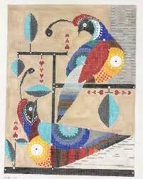 Beige (19) ochre (4) orange. And Then Came Baby Dominic Bourbeau Tapestry Fair Bedecked And Beadazzled Needlepoint Tapestry Animal Quilts Cross Stitch Patterns