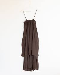 Black Crane Double Cami Dress On Garmentory Cami Dress Dresses Black Crane