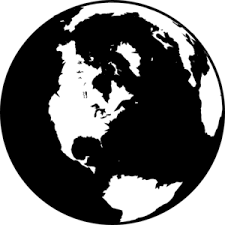 Black And White Globe Clip Art Clip Art Art Online Art