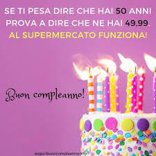 Pin Su Auguri 50 Anni