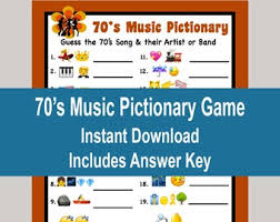 Hope you're ready to rock! 70s Trivia Games Etsy
