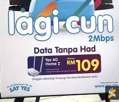 Kasi up prepaid kasi up postpaid kasi up broadband kasi up refer & earn yes prihatin. Yes Now Has An Unlimited 4g Lte Home Broadband Plan Soyacincau Com