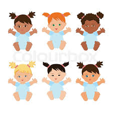 I love anime, cartoons, comics, and despite being an introvert love meeting new people. Multiethnic Or Multinational Baby Stock Vector Colourbox