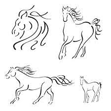 horse design set horse designs horses horse painting