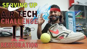 Air tech challenge ii lava nike official pics. Easy Nike Air Tech Challenge 2 Hot Lava Restoration Youtube