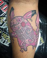 Custom tattooing and body piercing at its finest! My Ditto Pikachu By Dallas Want Red Octopus Tattoo In Prince Frederick Md Tattoos