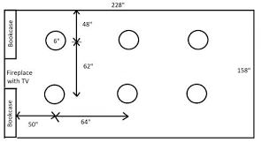 Here are a few tips that can help you space the light fixtures in your recessed ceiling. Help With Recessed Lights In Living Room Doityourself Com Community Forums