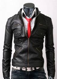 Men Latest Slim Fit Stylish Black Leather Jacket Black Leather Jacket Men Leather Jacket Men Leather Men