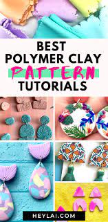You can turn the wheel back and forth so that the roller moves over the clay in both directions. Polymer Clay Slab Sheets Design Techniques Hey Lai Polymer Clay Jewelry Diy Polymer Clay Jewelry Tutorials Diy Clay Earrings