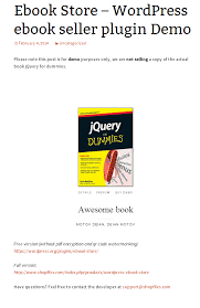 Ebook Store Plugin Wordpress Wordpress Org Espanol