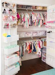 But there are tons of organizational tools and styling tricks that can help just like janelle if your storage includes glass or wire doors, line them with a pretty fabric. Small Nursery Closet Ideas How To Maximize Space And Store More Nursery Design Studio