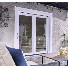 The frosted glass doors are some of the chief measures people take while making new hones. Jeld Wen 72 In X 80 In Primed Fiberglass Right Hand Full Lite F 2500 2 Panel Folding Patio Door Kit Thdjw235200002 The Home Depot