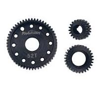 Powerhobby LW Steel Transmission Gear Set (3) Axial SCX10 AX10 Wraith SMT10