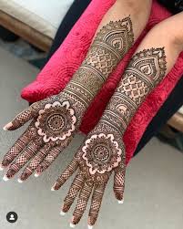 Pin By Hi Henna On Mehndi Designs In 2020 Latest Bridal Mehndi Designs Wedding Mehndi Designs Full Hand Mehndi Designs