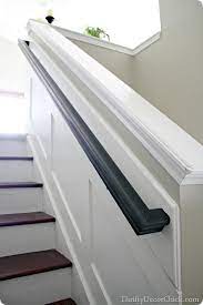 A Touch Of Black Black Stair Railing Wall Railing Black Stairs