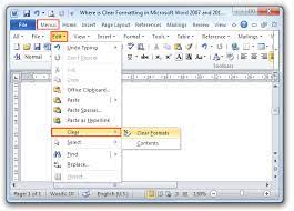 Where Is The Clear Formatting In Microsoft Word 2007 2010 2013 And 2016 Word 2007 Microsoft Word 2007 Words