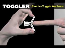Threaded anchors can be installed in two ways. Plastic Toggle Anchors Youtube