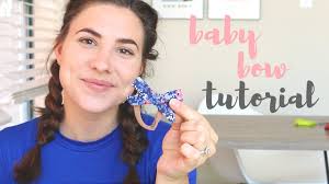 Baby Bow Headband Tutorial