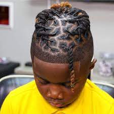 Repost Via Styist Salon Smashthalegend Boyslocs Locstylesforkids Boys Boy Braids Hairstyles Dreadlock Hairstyles For Men Dread Hairstyles For Men