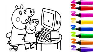 Want to discover art related to peppapig? Livre De Coloriage Peppa Pig Dessin Facile Peppa Pig Et Maman Pig Coloriage Magique Youtube