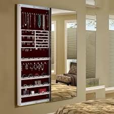 Do you need a cabinet that does not take up much space. Full Length Wall Mounted Jewelry Cabinet With Mirror Home Decor Creative Home Decor Home