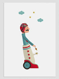 Ilustracion Viaje Al Estrellato Lamina Para Decorar Tu Hogar Regalo Personalizado Tutticonfetti Circus Illustration Childrens Art Illustration