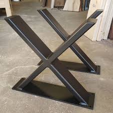 Personalise your table by attaching the. X Style Metal Coffee Table Legs By The Wood Shark At Maker House Co
