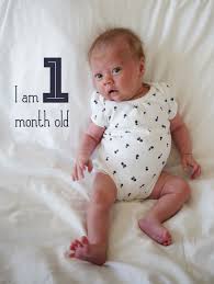 Happy 1 month little man!!! One Month Old Baby Photos Novocom Top