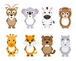 Maybe you would like to learn more about one of these? Set Van Schattige Dieren Geisoleerd Op Een Witte Achtergrond Royalty Vrije Cliparts Vectoren En Stock Illustratie Image 85844423