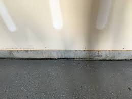 A garage door gap where the door meets the floor can have numerous causes, which will determine your choice of solution. Sealing Foundation Blocks And Gap Between Drywall Home Improvement Stack Exchange