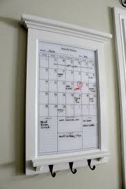 Wall Decor White Perpetual Dry Erase Calendar Family Planner Kitchen Or Home Decor Office Organizer Monthly Planner With Shelf And Key Hooks Dry Erase Calendar Family Planner Wall Calender