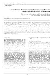7 kl plan fatally flawed. Pdf Green Network Development Of Kuala Lumpur City From The Perspective Of Kuala Lumpur Structure Plan
