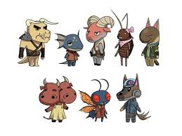 Fallout Beasts Done In The Style Of Animal Crossing Animal Crossing Fallout Art Fallout
