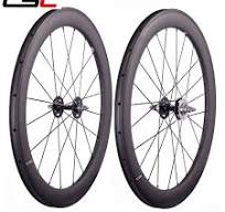 23mm 25mm Width 60mm Tubular Clincher Tubeless Carbon Track bike wheels  Fixed Gear Bicycle wheelset