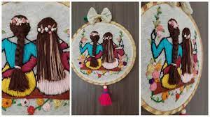 We are willing to revamp out community here, for anyone willing to african wall art, african art decor, black woman art, ethnic print, african painting, african american art. Diy Embroidery Hoop Art Wall Hanging Hand Embroidery Wall Decor Youtube