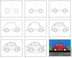 Easy step by step tutorial on how to draw a modern car, pause the video at every step to follow the steps carefully. How To Draw An Easy Car Art Projects For Kids