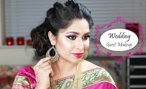 With this gallery of soft waves, braids, fishtail, chignons and of. Indian Guest For Wedding Reception Engagement Function Look Fma Makeup Tutorials Beauty