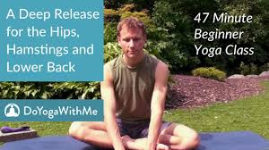 A Deep Release For The Hips Hamstrings And Lower Back With David Procyshyn Beginner Yoga Class Yoga Benefits Gentle Yoga