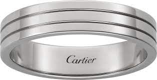 Trinity Wedding Band Trinity De Cartier Wedding Band Width 4 8 Mm 18k White Gold In 2021 Cartier Mens Wedding Band Mens Wedding Bands Tungsten Mens Wedding Bands Platinum