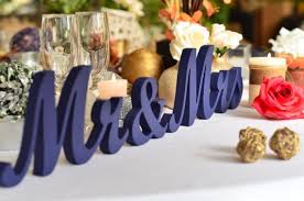 Painted In Navy Blue Mr Mrs Wedding Reception Sign Mr And Etsy Mr And Mrs Wedding Signing Table Wedding Wedding Table