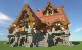 How to build a medieval house in minecraft: Big Medieval Classic House Marnixmcswag Minecraft Map