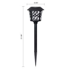 Read more in addition to safety and adding decorative touches, path lights serve to welcome guests to your home or business and can make landscaping tasks easier. Better Homes Gardens Solar Powered Wrought Home Path Light 20 Lumen Bronze Finish Walmart Com Walmart Com