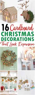 Cardboard Christmas Decorations Bren Did Recycled Christmas Decorations Christmas Decor Diy Cardboard Crafts Decoration