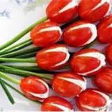 Tomato Tulips Recipe Vegetable Appetizers Food Recipes
