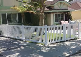 Vinyl fence, vinyl picket fence. Fence Gallery Los Angeles South Bay Ca Fence Contractor J J Vinyl Fence